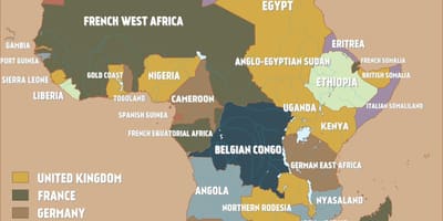 Mapa british Kamerun